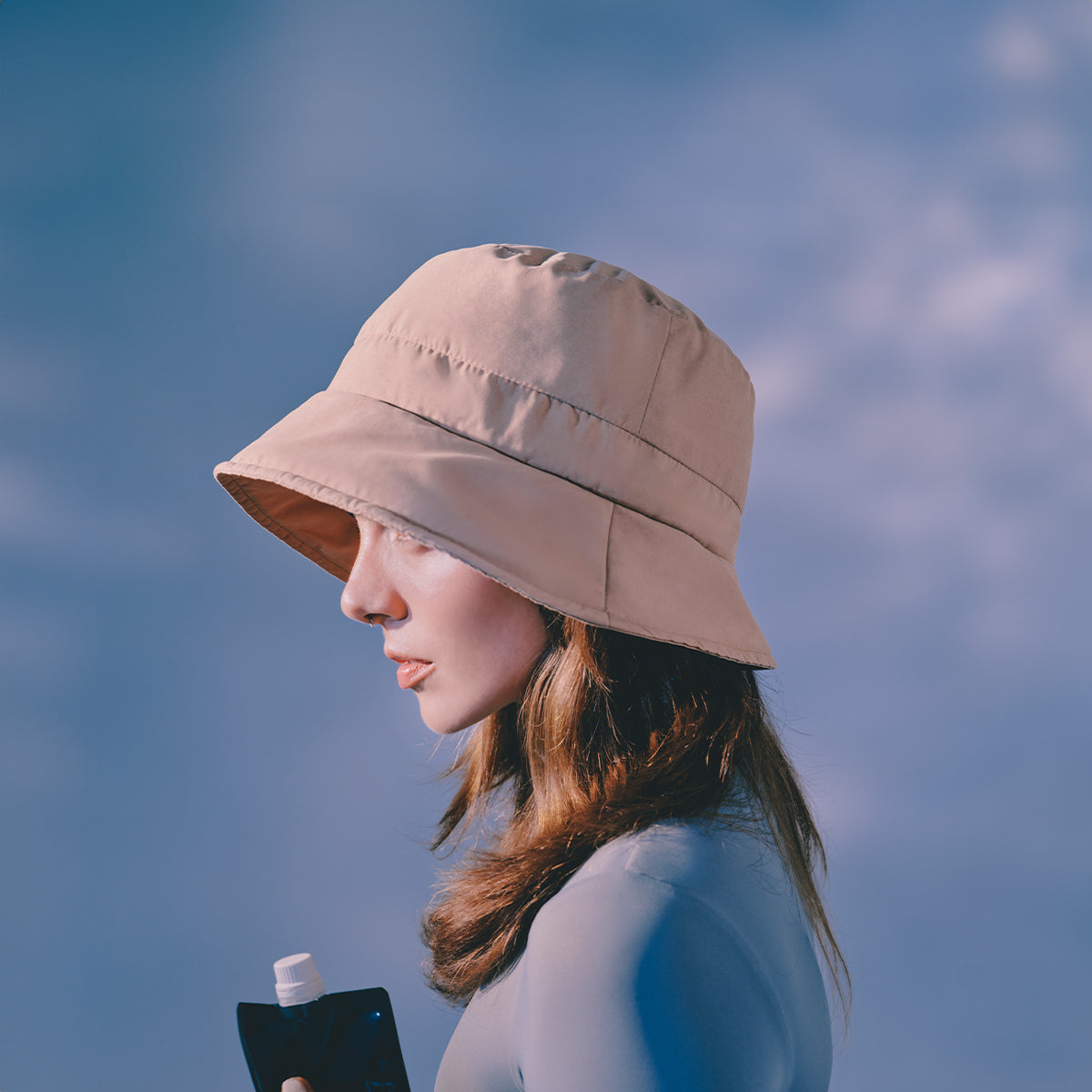 Sand Puffer Bucket Hat