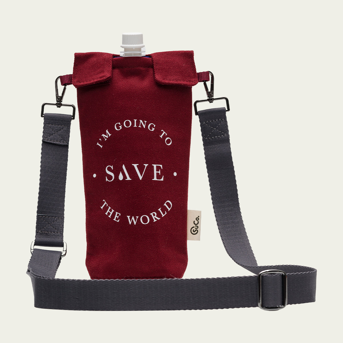 Burgundy STW Sling Çanta