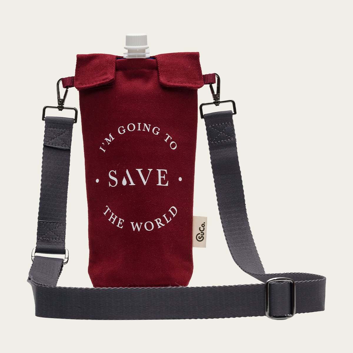 Burgundy STW Sling Çanta