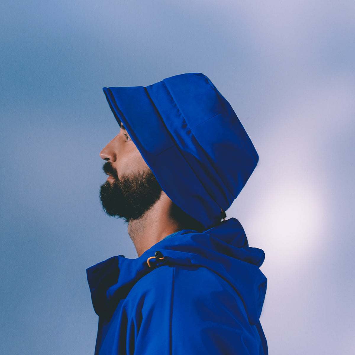 Cobalt Puffer Bucket Hat