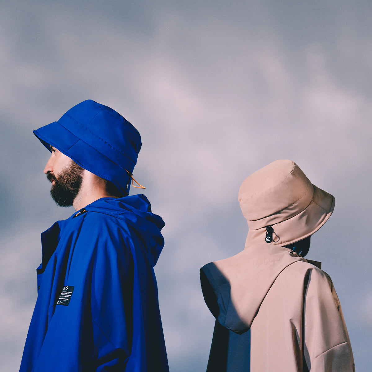 Cobalt Puffer Bucket Hat