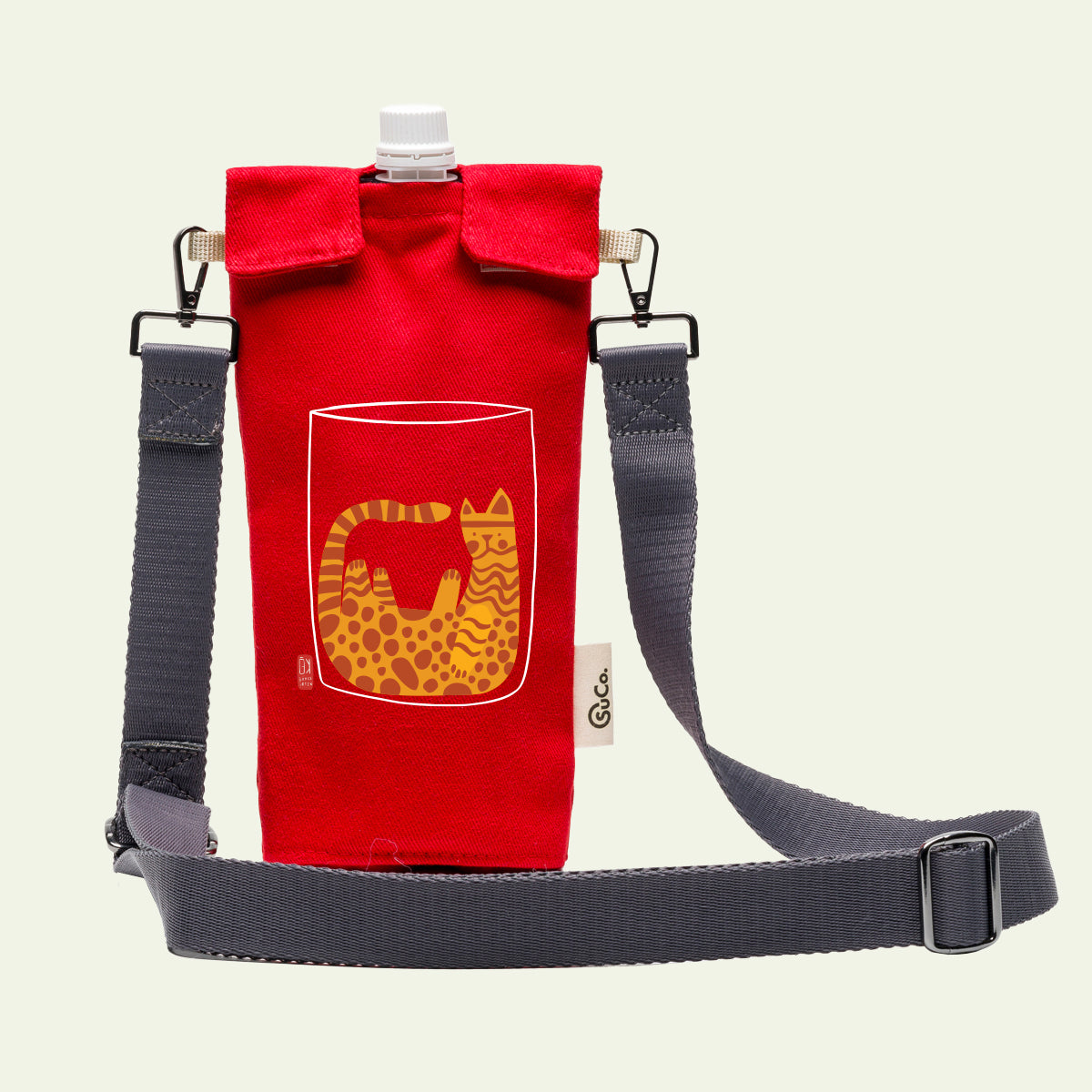 Bardağın Dolu Tarafı Red Sling Çanta