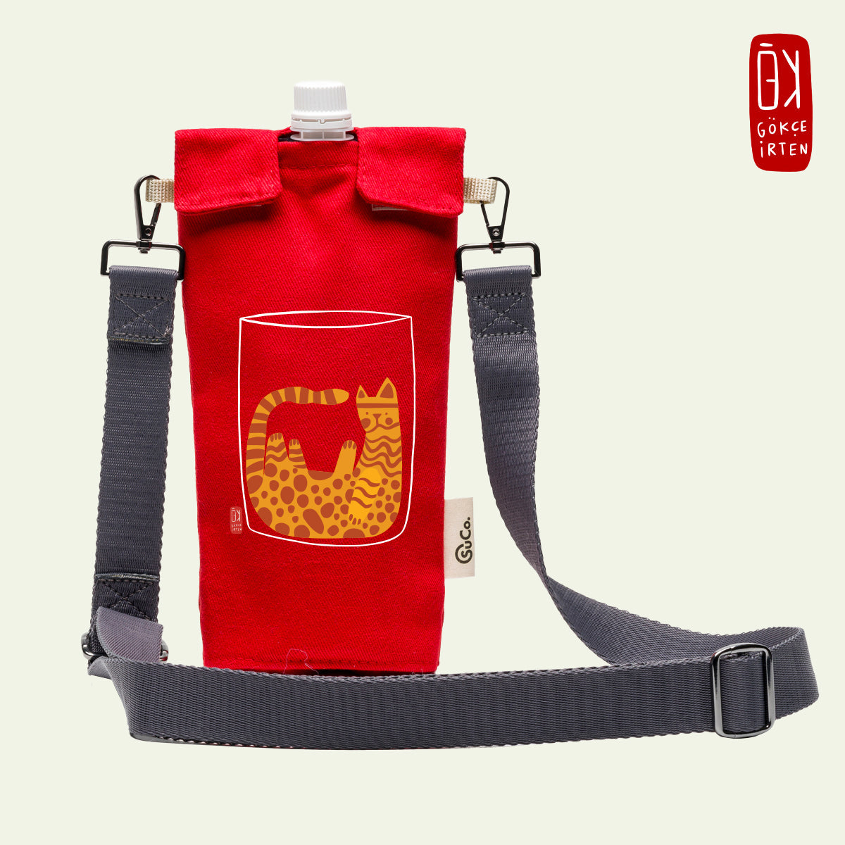 Bardağın Dolu Tarafı Red Sling Çanta