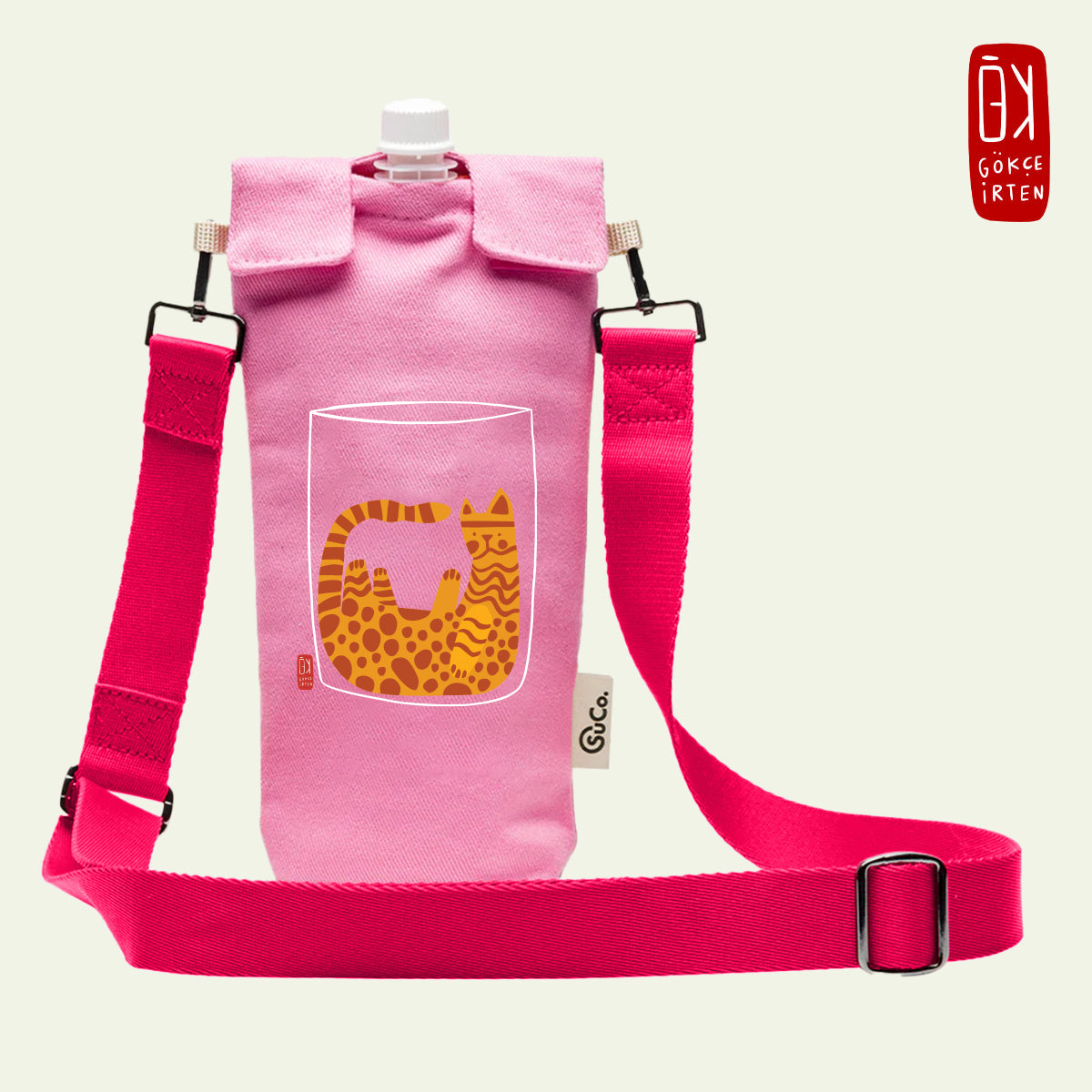 Bardağın Dolu Tarafı Pink Sling Çanta