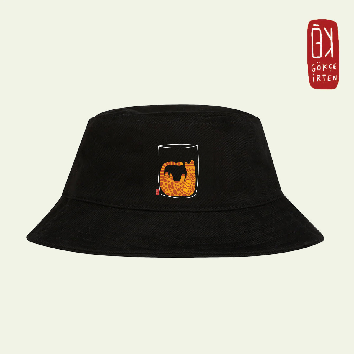 Bardağın Dolu Tarafı Siyah Bucket Hat