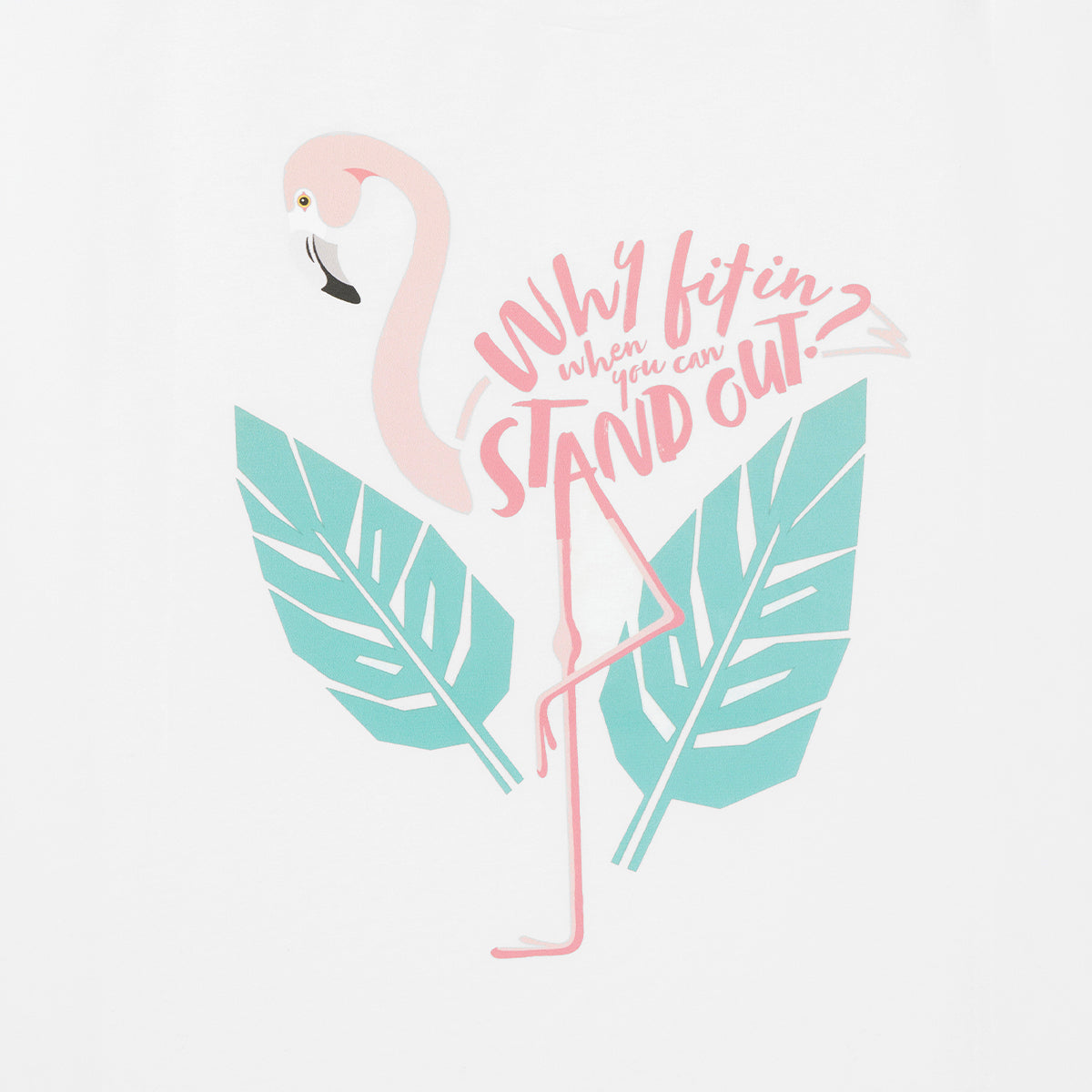 Flamingo Ekru T-shirt
