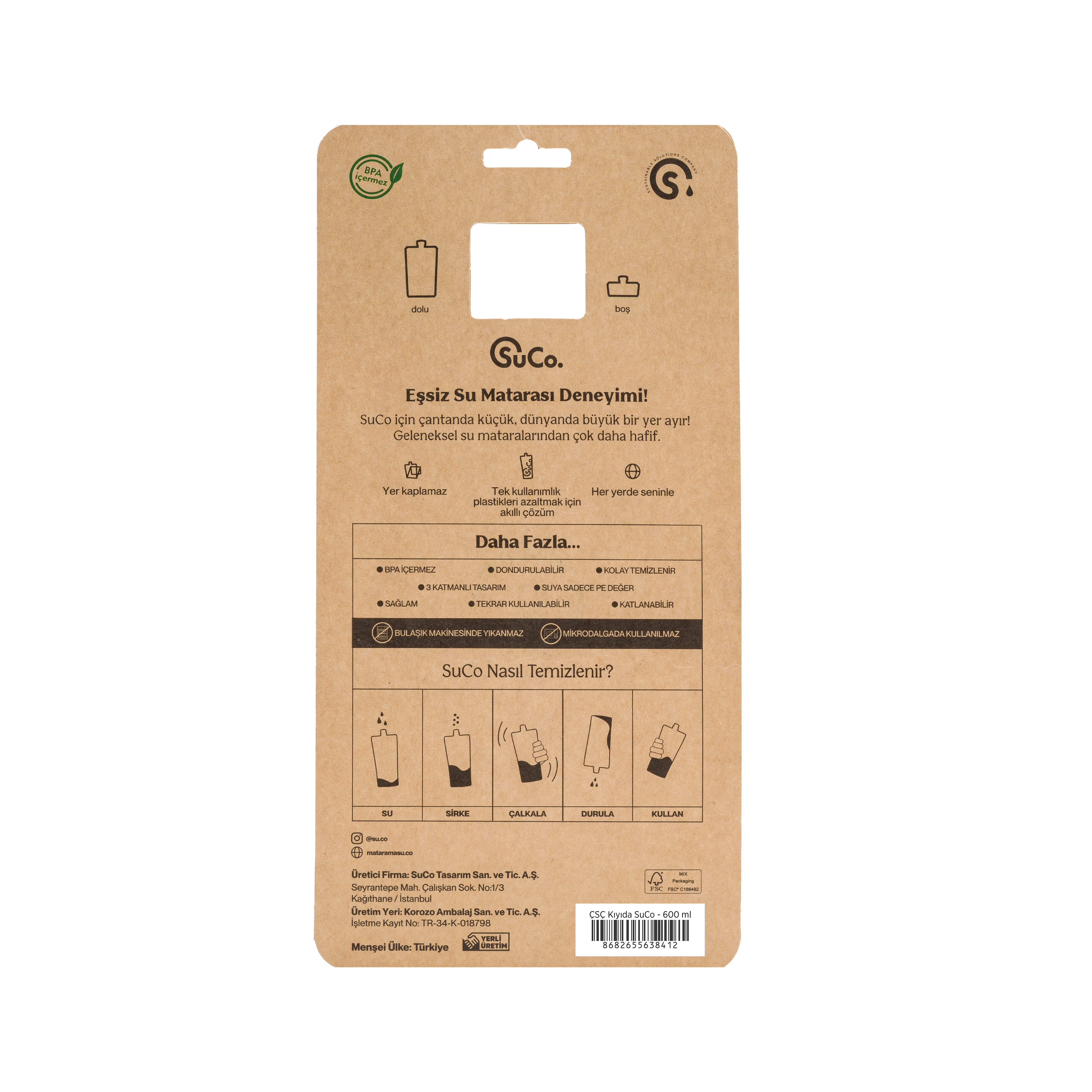 Kıyıda SuCo 2.0 - 600 ml