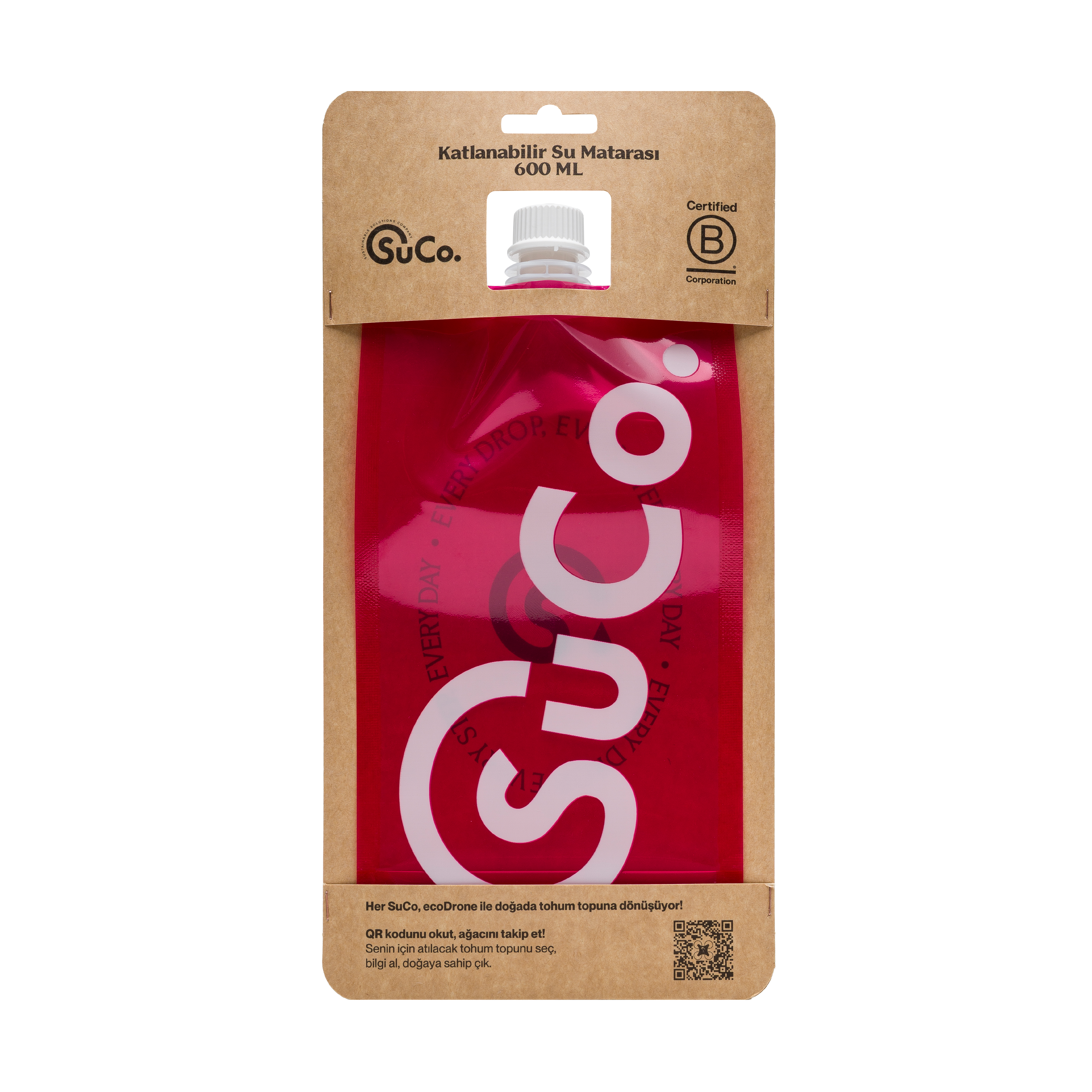 Bardağın Dolu Tarafı Pembe SuCo 2.0 - 600 ml
