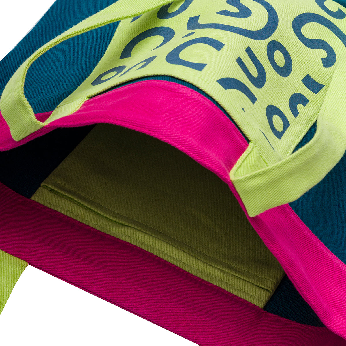 Spotlight Teal Tote Bag