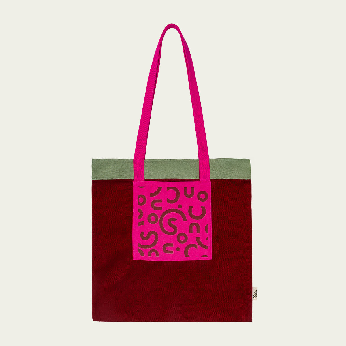 Spotlight Burgundy Tote Bag
