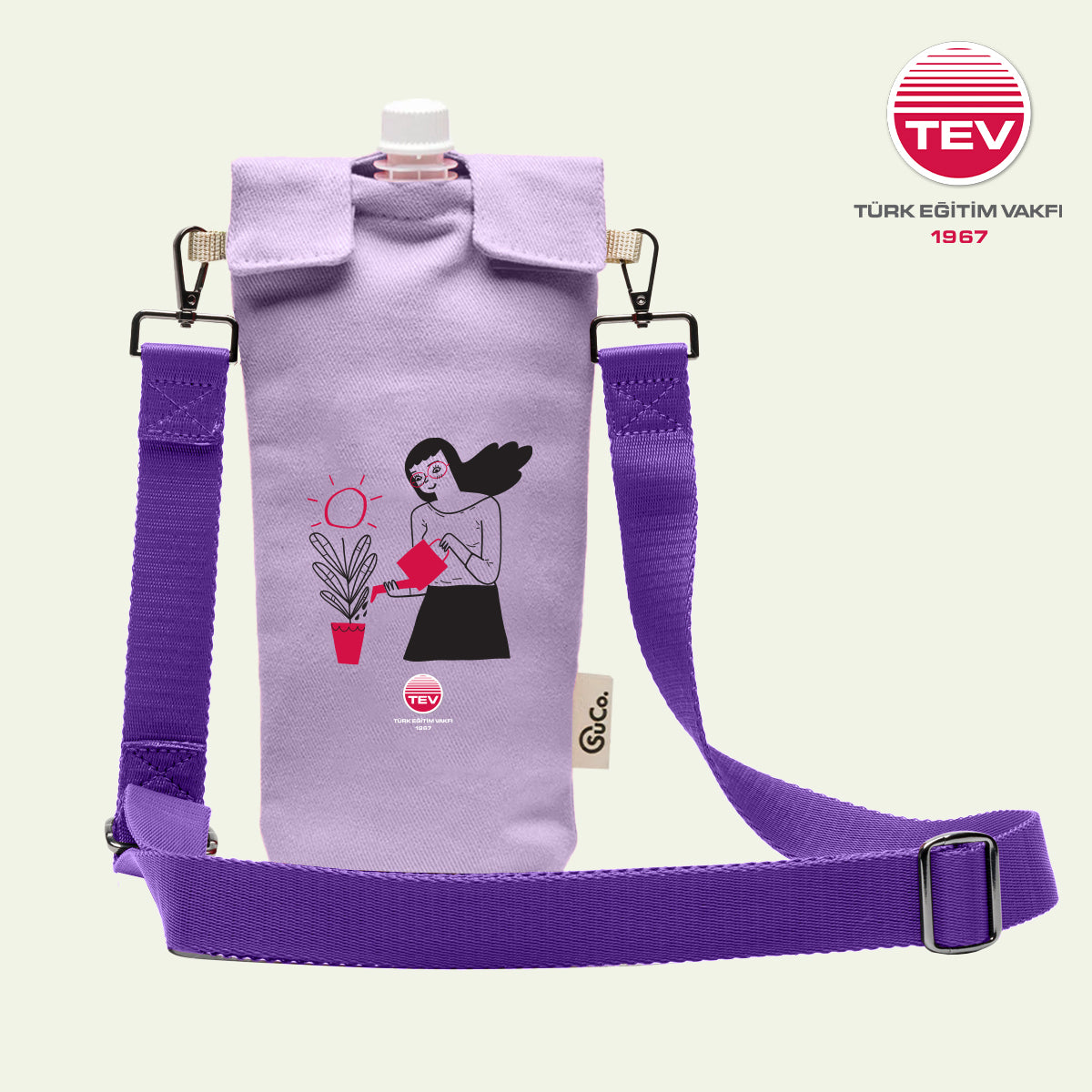TEV Lila Sling Çanta