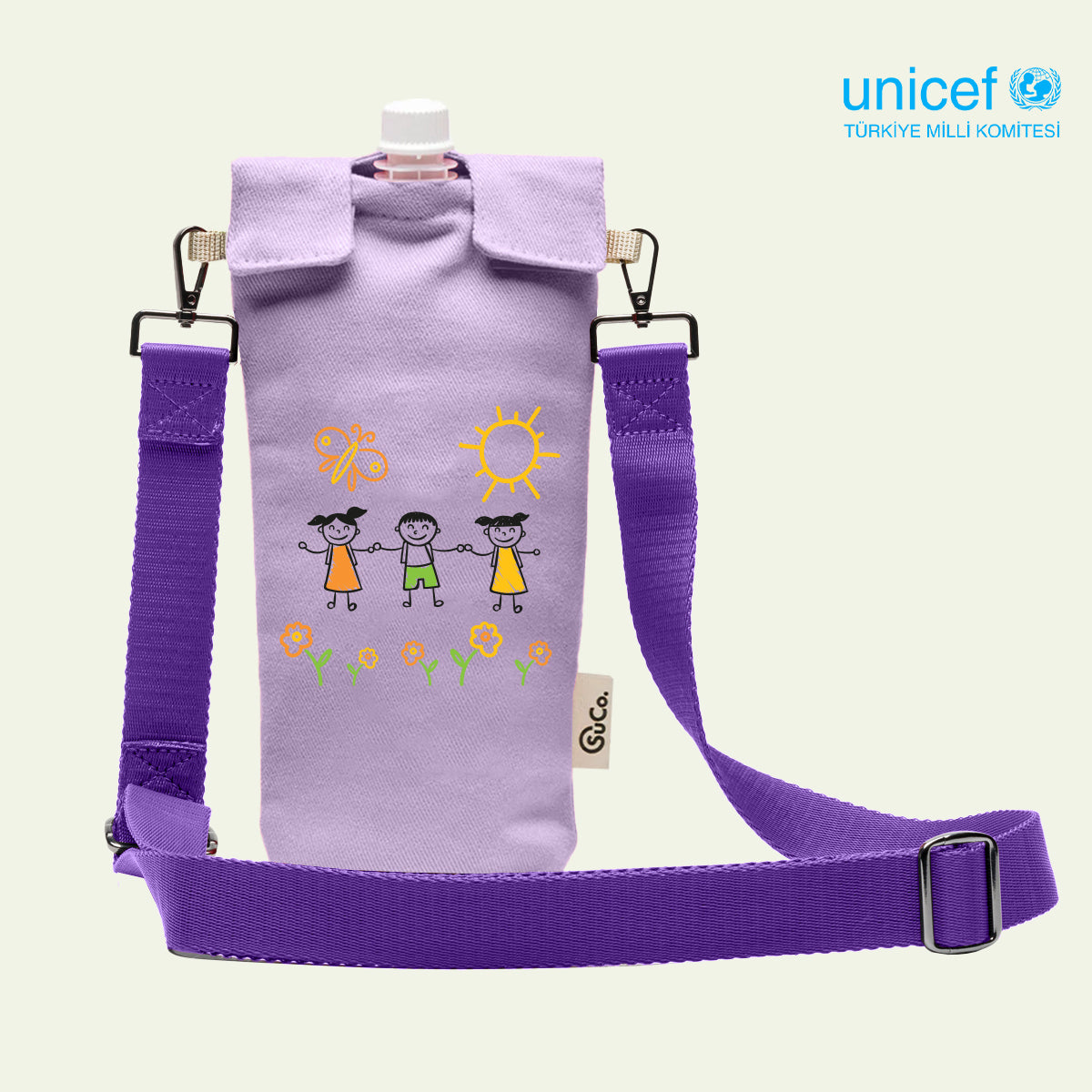 Unicef Lila Sling Çanta