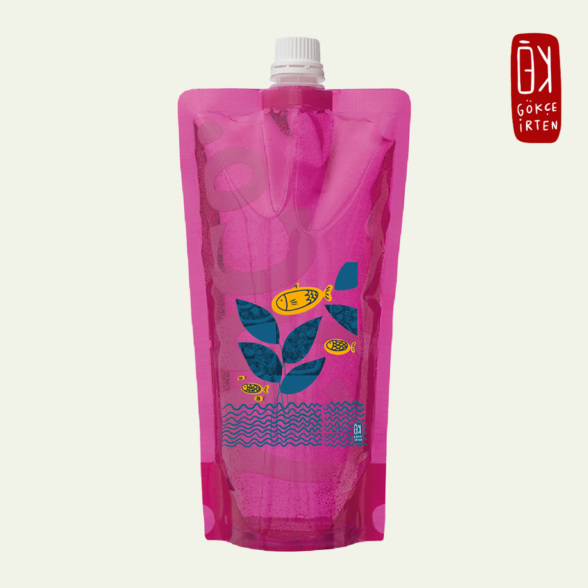 Balıklar da Uçar Pembe SuCo  - 600 ml