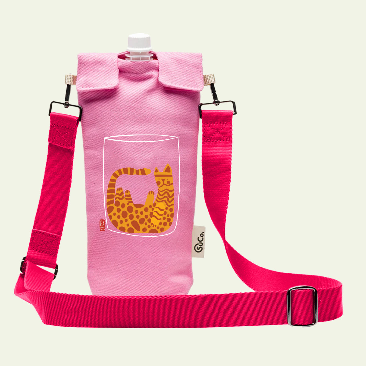 Bardağın Dolu Tarafı Pink Sling Çanta