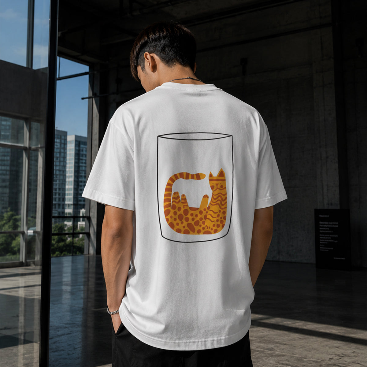 Bardağın Dolu Tarafı Ekru T-shirt