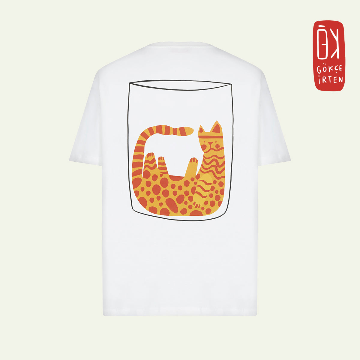 Bardağın Dolu Tarafı Ekru T-shirt