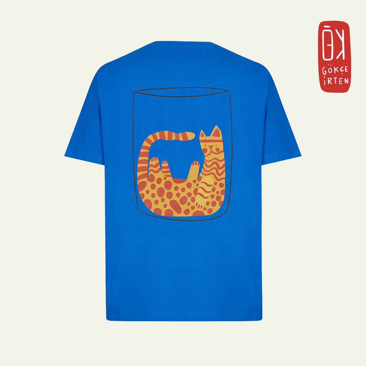 Bardağın Dolu Tarafı Mavi T-shirt