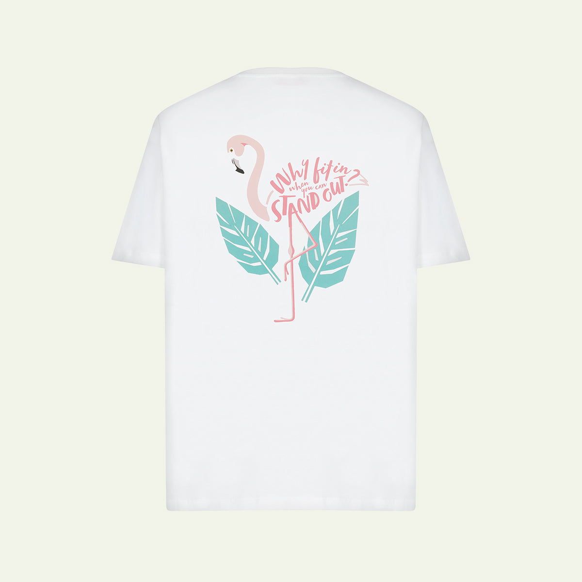 Flamingo Ekru T-shirt