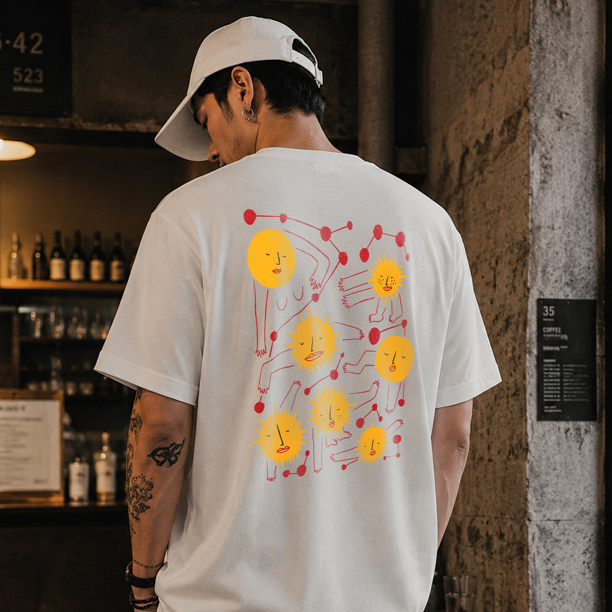 Keyfim Yerinde Ekru T-shirt