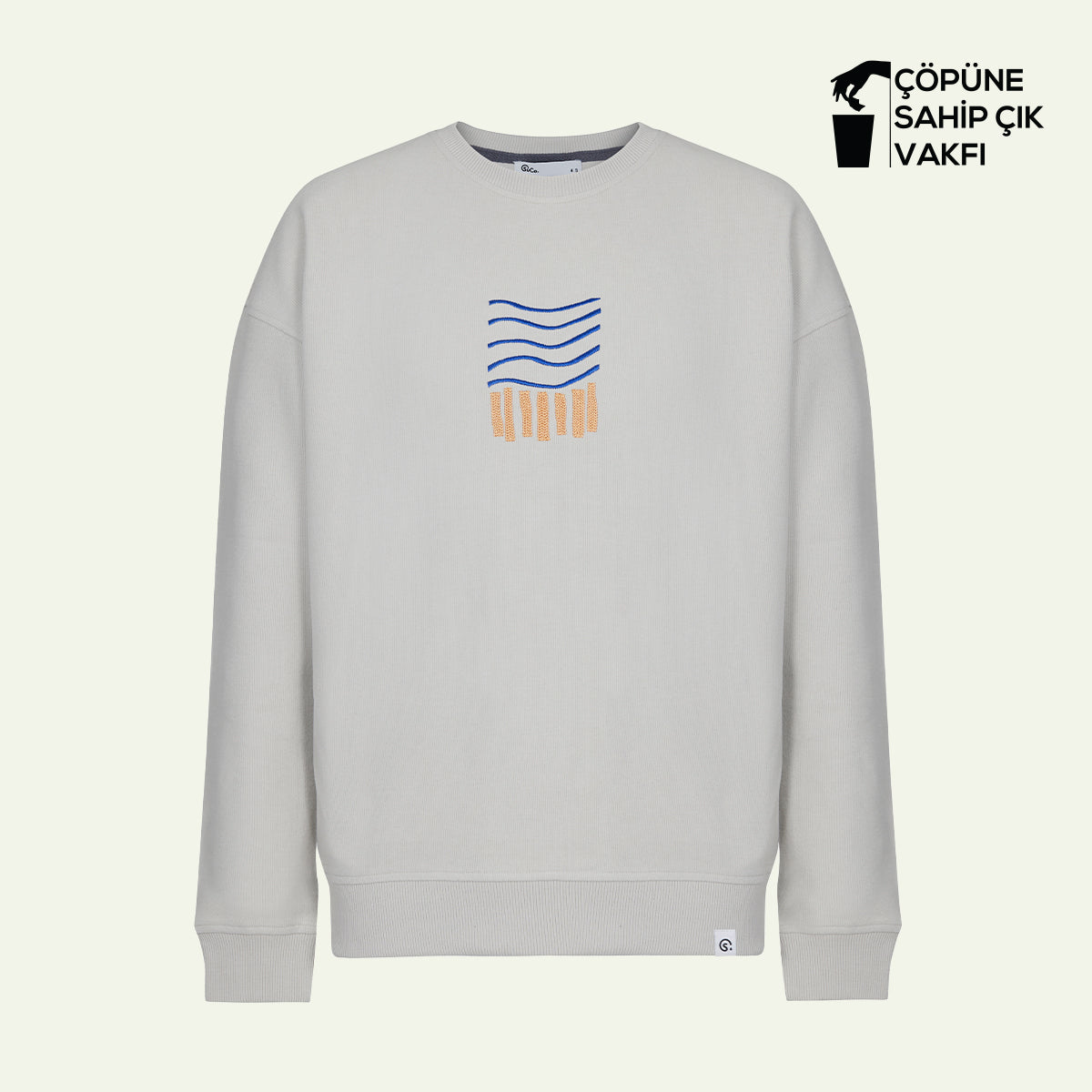 Kıyıda Gri Sweatshirt